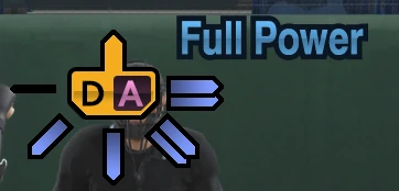 Cropped Full Power indicator beside the selected pitch