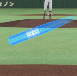 Cropped normal swing cursor with a larger contact area