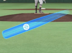 Cropped power swing cursor with a smaller contact area