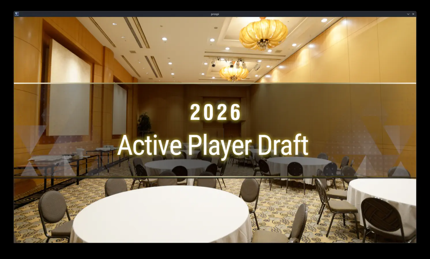 Active Player Draft presentation