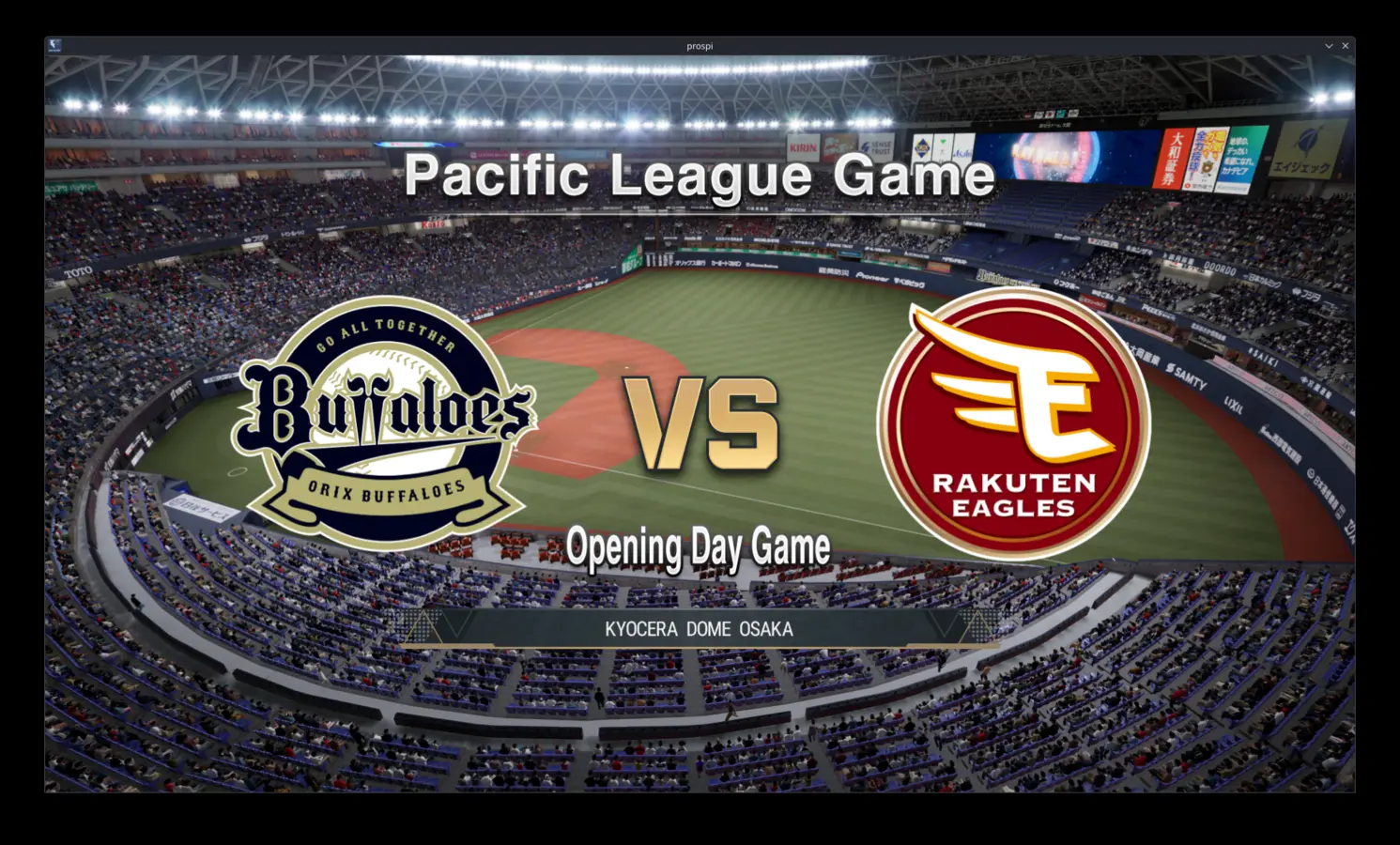 Opening Day presentation
